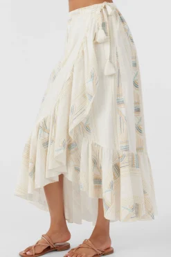 Women O’Neill Bottoms<ADILAH HIGH-LOW WRAP SKIRT