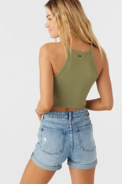 Women O’Neill Tops<ALYX RIB KNIT TANK TOP