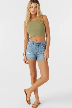 Women O’Neill Tops<ALYX RIB KNIT TANK TOP