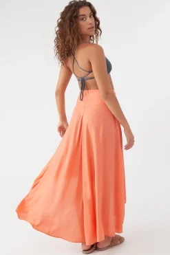 Women O’Neill Bottoms<AMBROSIO HIGH-LOW MAXI SKIRT