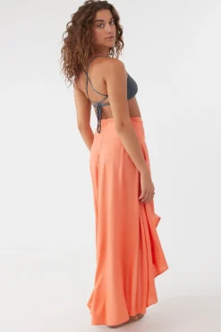 Women O’Neill Bottoms<AMBROSIO HIGH-LOW MAXI SKIRT