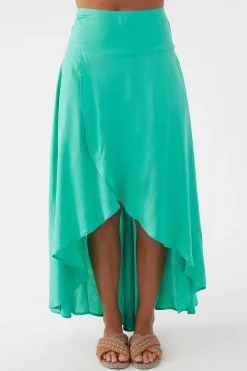 Women O’Neill Bottoms<AMBROSIO HIGH-LOW MAXI SKIRT