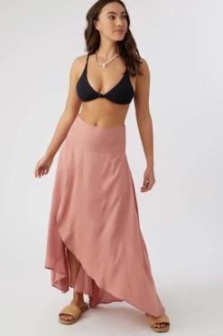 Women O’Neill Bottoms<AMBROSIO HIGH-LOW MAXI SKIRT