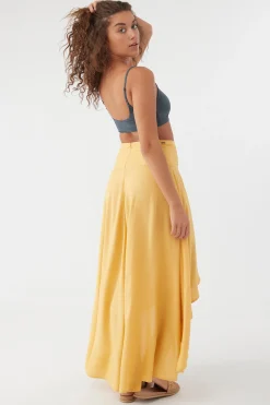 Women O’Neill Bottoms<AMBROSIO HIGH-LOW MAXI SKIRT