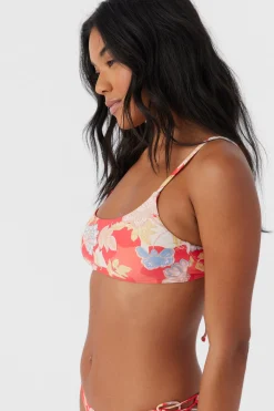 Women O’Neill Bralette|Bikini Tops<ANTALYA FLORAL SURFSIDE BRALETTE TOP