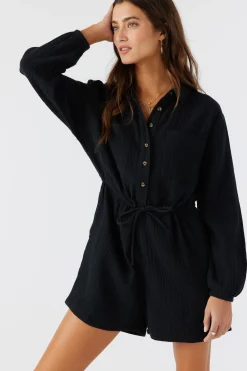 Women O’Neill Jumpsuits & Rompers<AVALA COTTON CRINKLE DOUBLE GAUZE ROMPER