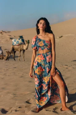Women O’Neill Dresses<AYA JADIA FLORAL MAXI DRESS
