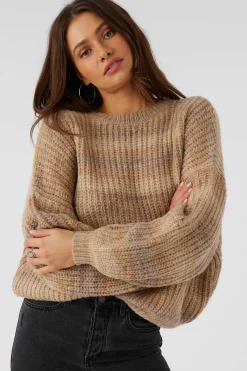 Women O’Neill Sweaters, Hoodies & Fleece<BAYOU OMBRE SLOUCHY SWEATER