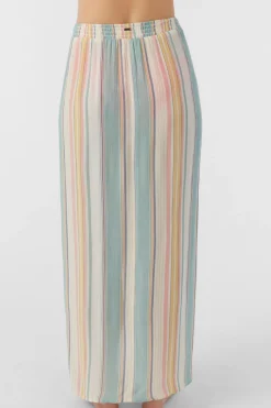 Women O’Neill Cover-Ups<BEACHBOUND STRIPE HANALEI MAXI SKIRT COVER-UP