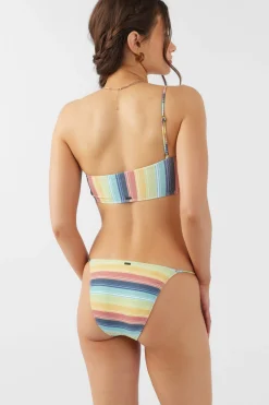 Women O’Neill Medium|Bikini Bottoms<BEACHBOUND STRIPE REDONDO CLASSIC BOTTOMS
