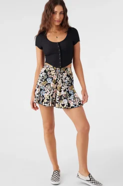 Women O’Neill Bottoms<BENNIE CAMDEN FLORAL FLOWY SHORTS