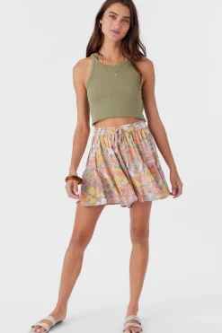 Women O’Neill Bottoms<BENNIE JANIS FLORAL FLOWY SHORTS