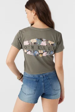 Women O’Neill Graphic Tees & Tanks<BOTANIC TEE