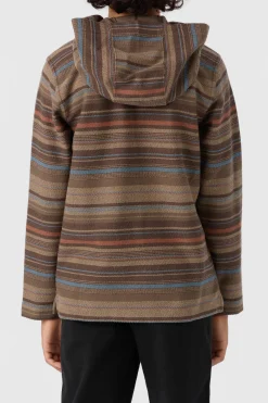 Kids/BOY O’Neill Pullovers<BOY'S BAVARO STRIPE PONCHO PULLOVER FLEECE