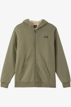 Kids/BOY O’Neill Pullovers<BOY'S FIFTY TWO HIGH PILE LINED ZIP FLEECE