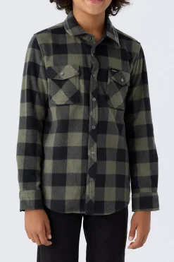 Kids/BOY O’Neill Tops<BOY'S GLACIER PLAID SUPERFLEECE SHIRT