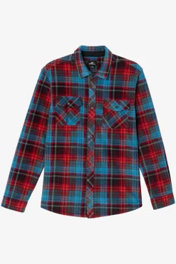 Kids/BOY O’Neill Tops<BOY'S GLACIER PLAID SUPERFLEECE SHIRT