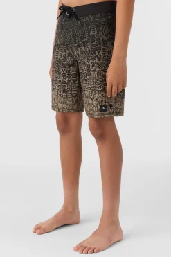 Kids/BOY O’Neill Boardshorts<BOY'S HYPERFREAK HEAT HAWAII 17" BOARDSHORTS
