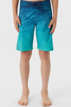 Kids/BOY O’Neill Boardshorts<BOY'S HYPERFREAK HEAT S-SEAM FADE 18" BOARDSHORTS