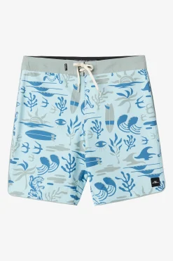 Kids/BOY O’Neill Boardshorts<BOY'S HYPERFREAK MYSTO SCALLOP 16" BOARDSHORTS