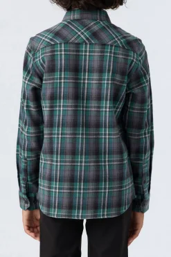 Kids/BOY O’Neill Tops<BOY'S REDMOND PLAID STRETCH FLANNEL SHIRT