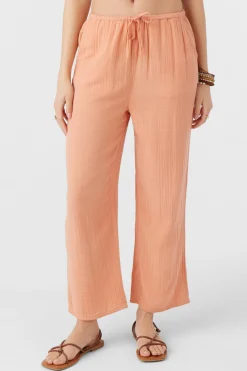 Women O’Neill Cover-Ups|Bottoms<BRENDA CRINKLE DOUBLE GAUZE BEACH PANTS