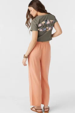 Women O’Neill Cover-Ups|Bottoms<BRENDA CRINKLE DOUBLE GAUZE BEACH PANTS