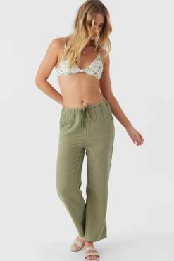 Women O’Neill Cover-Ups|Bottoms<BRENDA CRINKLE DOUBLE GAUZE BEACH PANTS