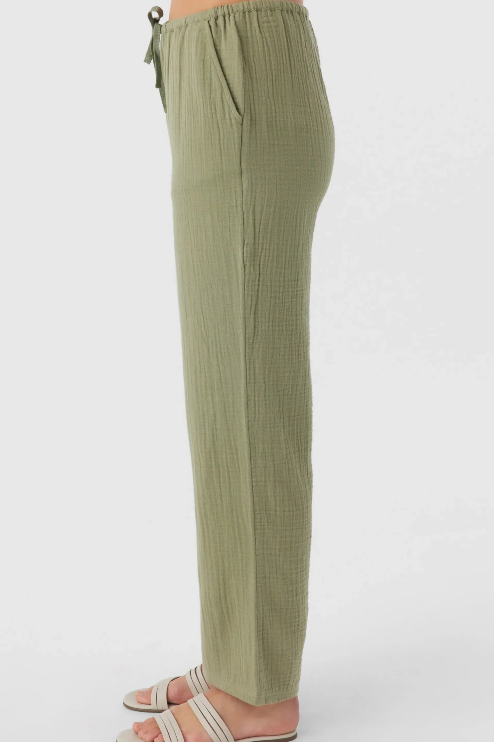 Women O’Neill Cover-Ups|Bottoms<BRENDA CRINKLE DOUBLE GAUZE BEACH PANTS