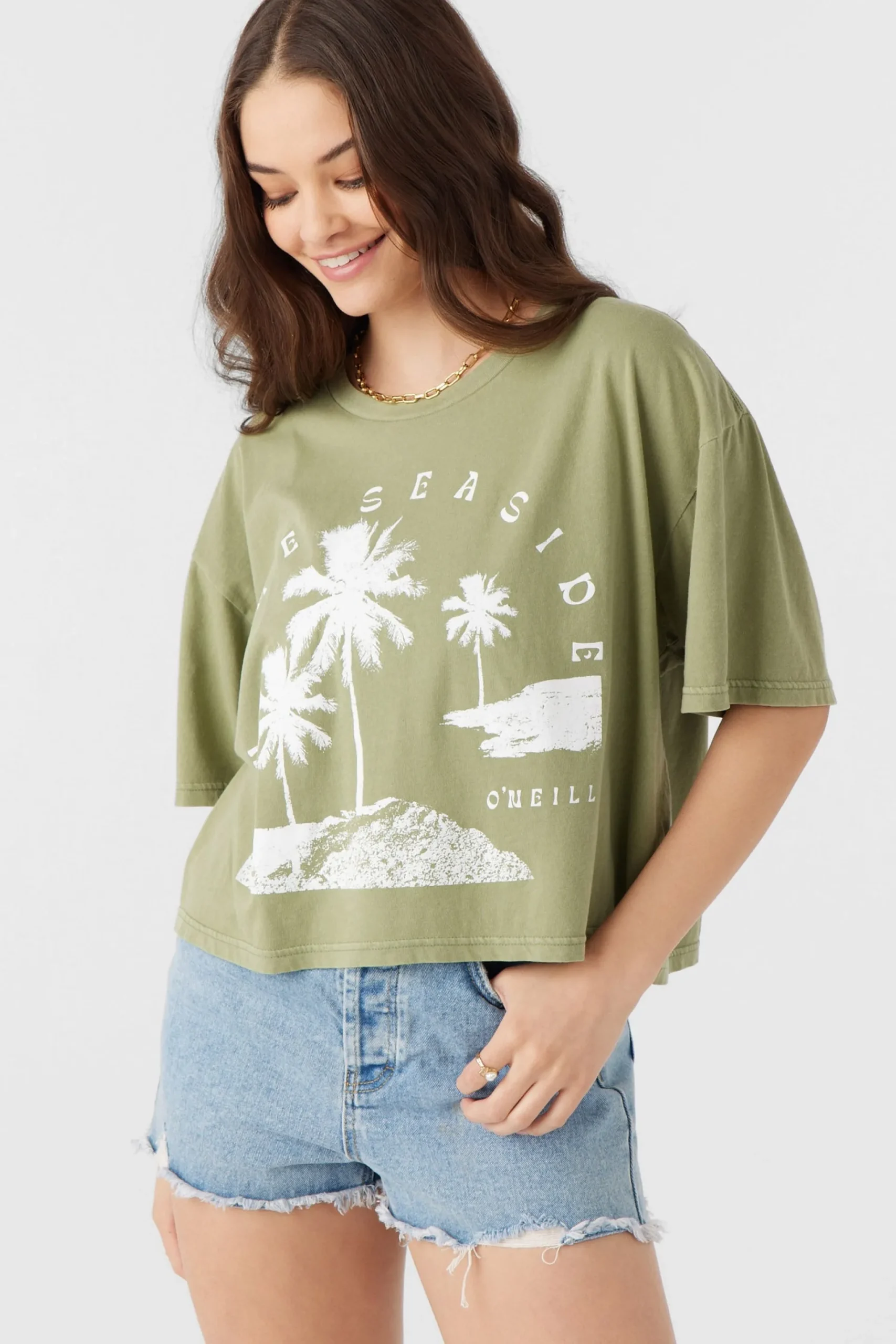 Women O’Neill Graphic Tees & Tanks<BY THE SEASIDE TEE