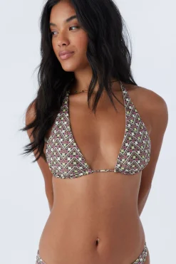 Women O’Neill Halter|Triangle<CALLEN GEO MOTHER'S REVO TALL TRI TOP