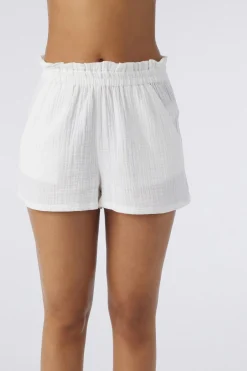 Women O’Neill Cover-Ups<CARLA CRINKLE DOUBLE GAUZE BEACH SHORTS