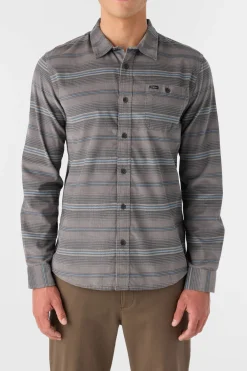 O’Neill Shirts & Flannels<CARUSO STRIPE CORD STANDARD FIT LONG SLEEVE SHIRT