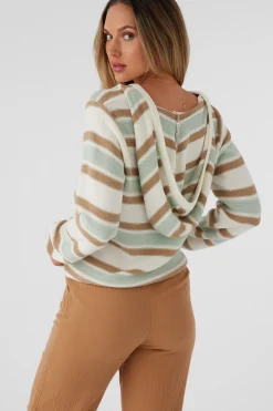 Women O’Neill Sweaters, Hoodies & Fleece<CATAMARAN V-NECK HOODED SWEATER