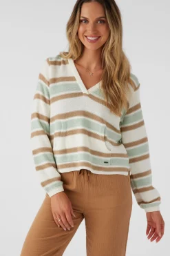 Women O’Neill Sweaters, Hoodies & Fleece<CATAMARAN V-NECK HOODED SWEATER