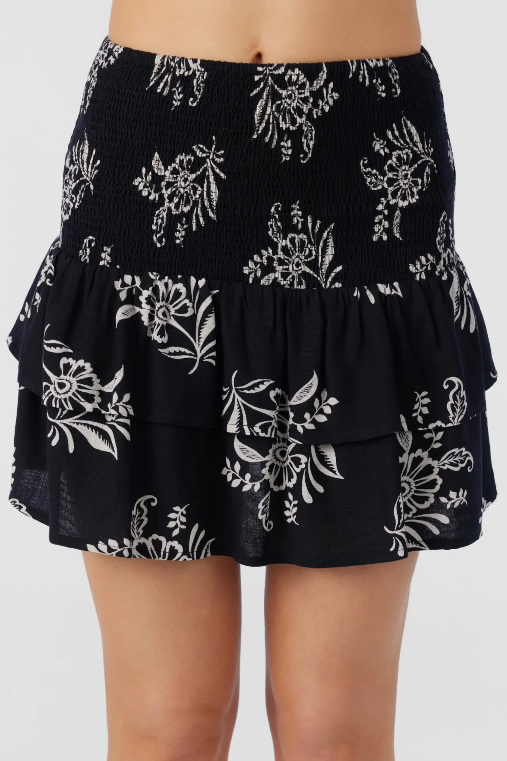 Women O’Neill Bottoms<CIERRA NADIA PAISLEY SMOCKED MINI SKIRT