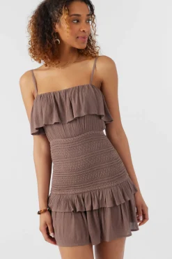 Women O’Neill Dresses<CONSTANCE SMOCKED DRESS