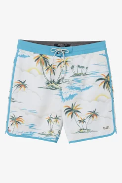 O’Neill Side Pockets<CRUZER SCALLOP 18" BOARDSHORTS