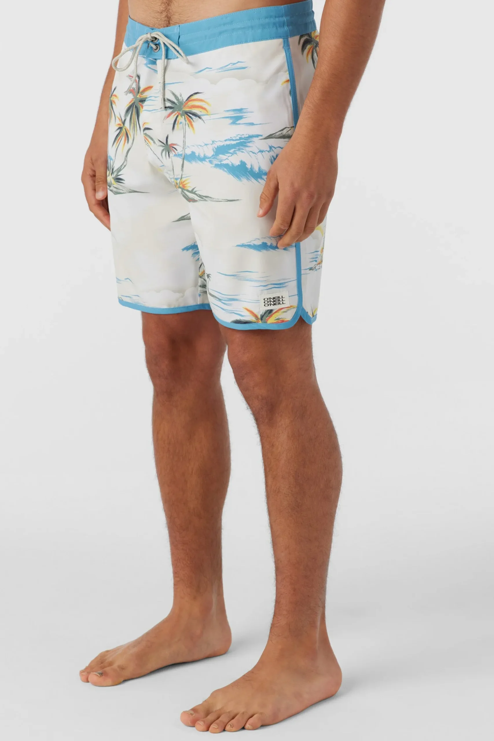 O’Neill Side Pockets<CRUZER SCALLOP 18" BOARDSHORTS