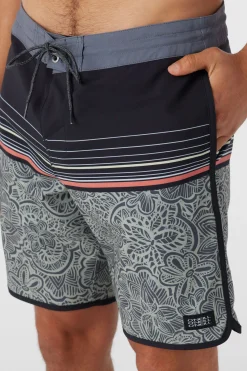 O’Neill Side Pockets<CRUZER SCALLOP 18" BOARDSHORTS