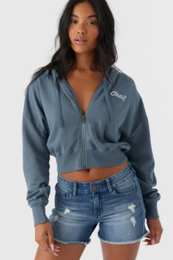 Women O’Neill Sweaters, Hoodies & Fleece<DARCIE HOODED ZIP FLEECE JACKET