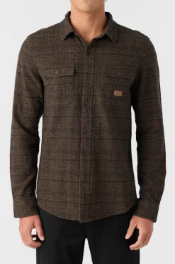 O’Neill Shirts & Flannels<DAVIES FLANNEL STANDARD FIT LONG SLEEVE SHIRT