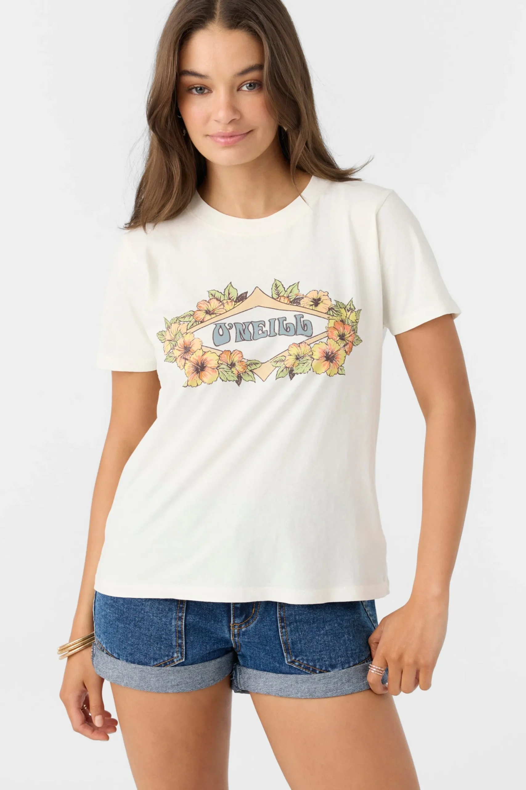 Women O’Neill Graphic Tees & Tanks<DIAMOND SURF TEE