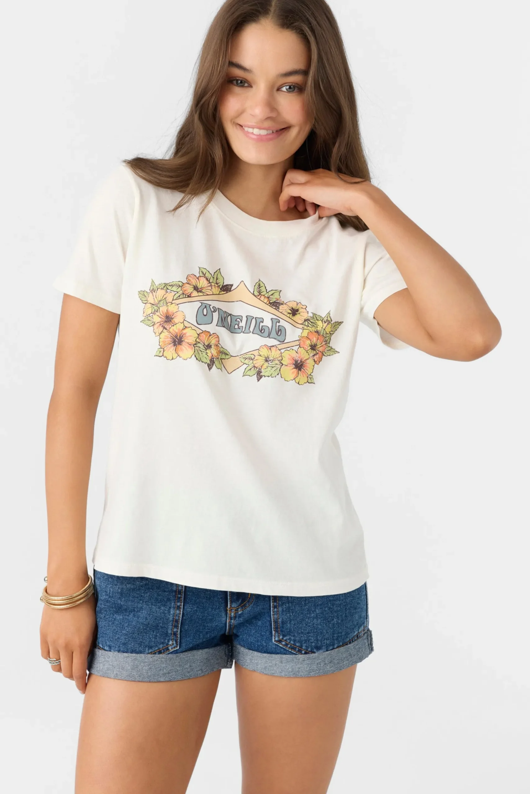 Women O’Neill Graphic Tees & Tanks<DIAMOND SURF TEE