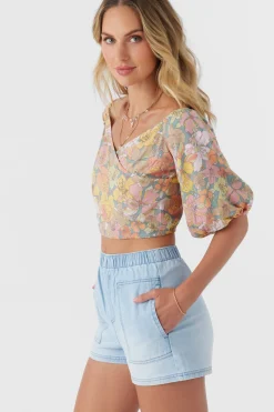Women O’Neill Tops<DORIAN JANIS FLORAL TOP