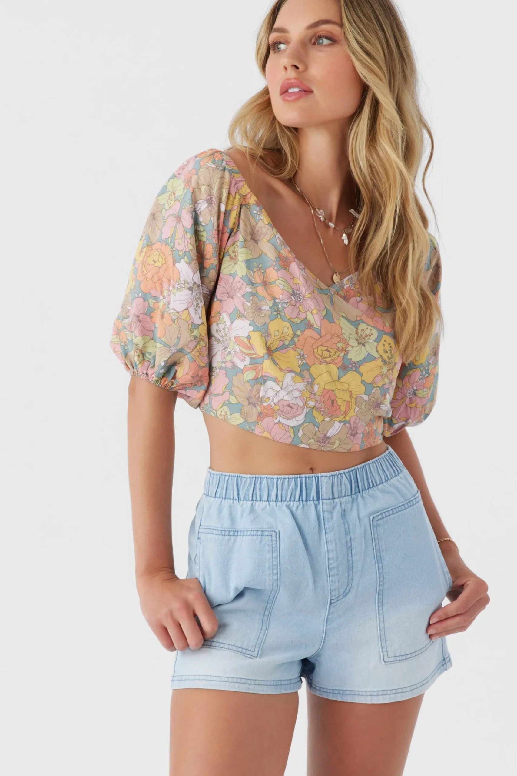 Women O’Neill Tops<DORIAN JANIS FLORAL TOP