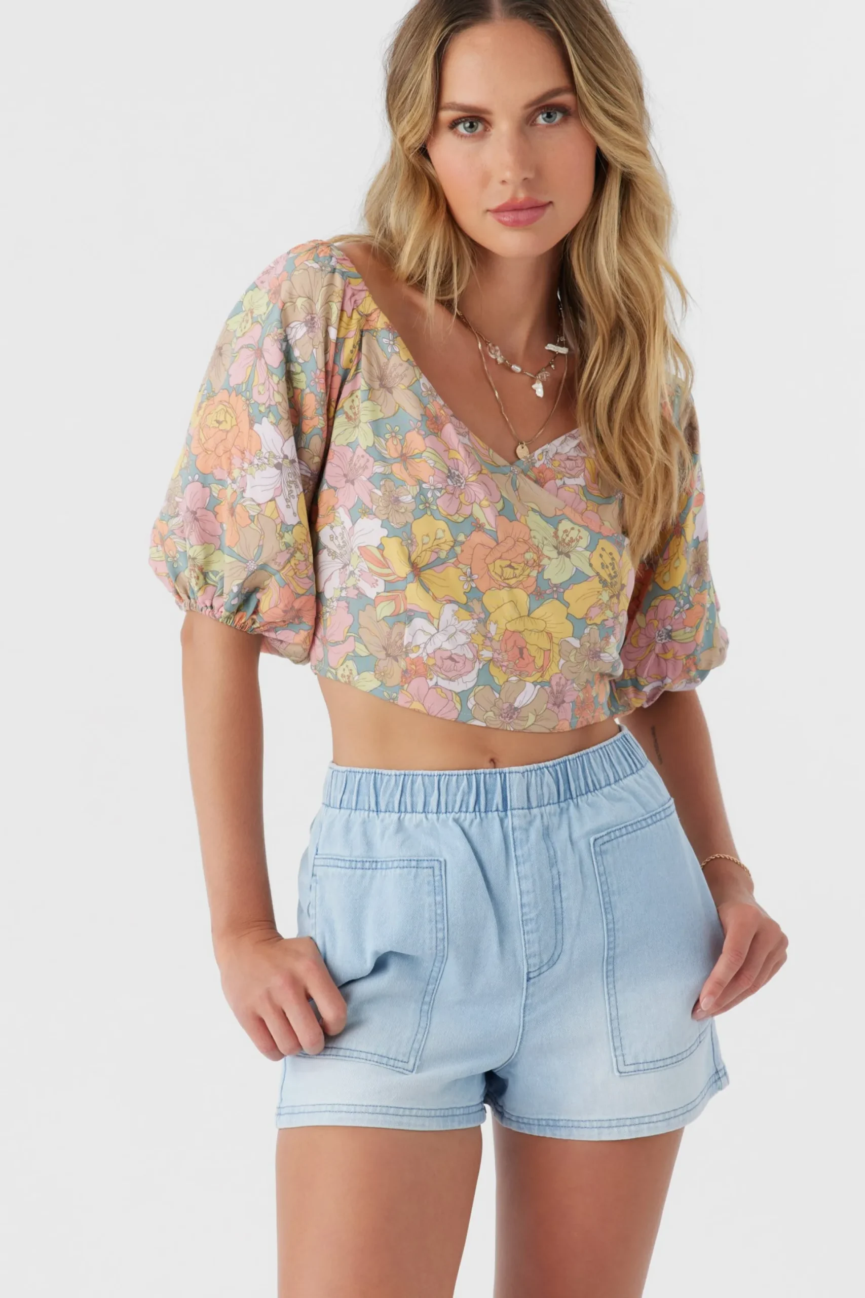 Women O’Neill Tops<DORIAN JANIS FLORAL TOP