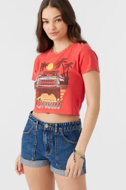 Women O’Neill Graphic Tees & Tanks<DRIVE WILD TEE