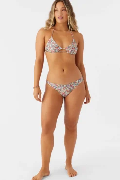 Women O’Neill Halter|Bikini Tops<EDEN DITSY MADRID CUTOUT BRALETTE TOP