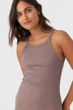 Women O’Neill Dresses<ERES RIB KNIT MIDI DRESS